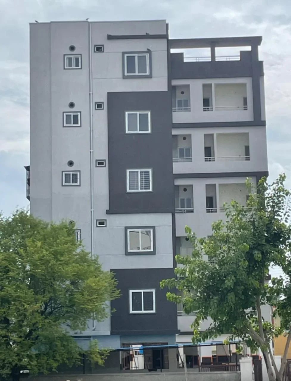 Project at Gannavaram, Vijayawada, Amaravathi, completed. Apartment with 11928 Sft Builtup Area