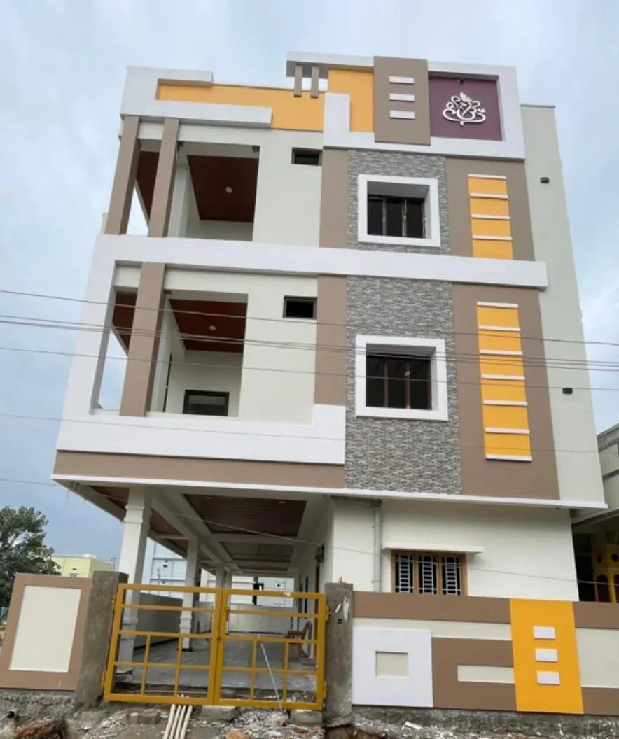 Construction at Jillelaguda, Hyderabad completed and handed over to Client. G+2 of 4162 Sft Builtup Area